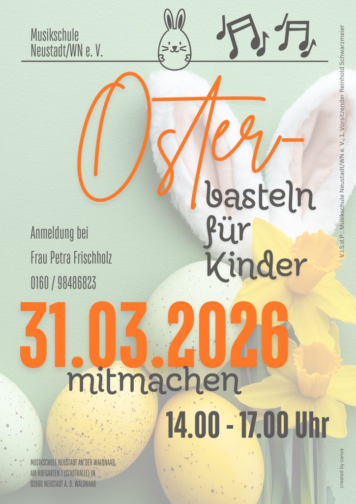 Osterbasteln für Kinder. Anmeldung bei Anmeldung bei FrauPetra Frischholz 0160 98486823